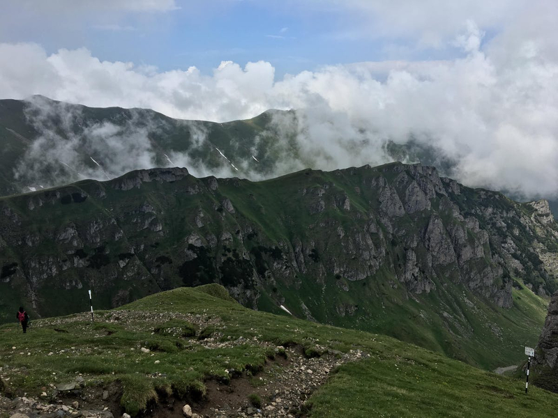 Vedere de la Cabana Omu